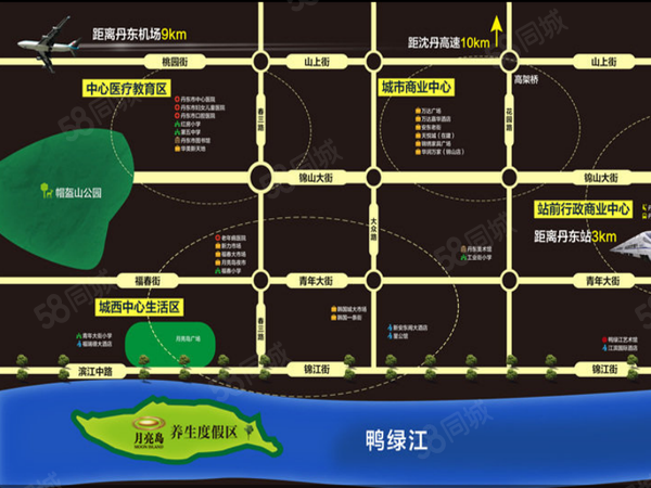 月亮岛界河明珠楼盘区位规划