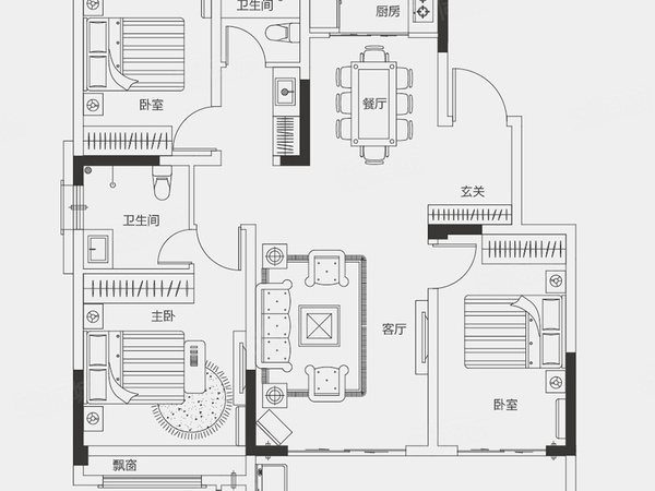 名邦·鲲鹏御府润园全景图