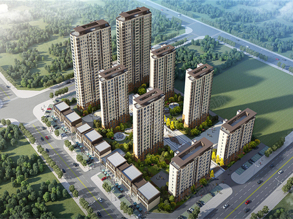 新鹤城华玉府楼盘建筑物外景