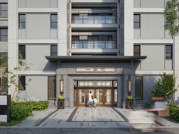 中润澜庭楼盘建筑物外景