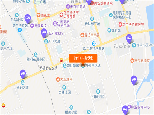 万恒世纪城楼盘区位规划
