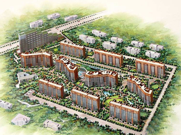 金地名京规划沙盘