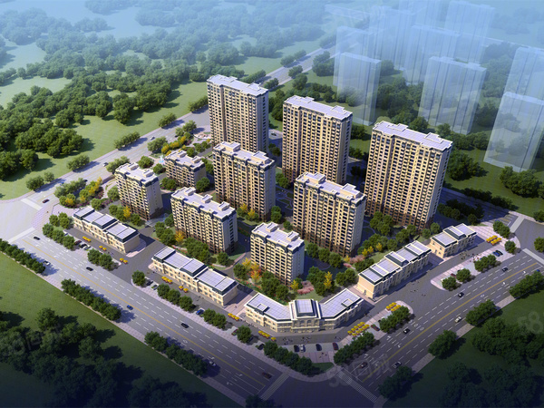 尚品家楼盘建筑物外景