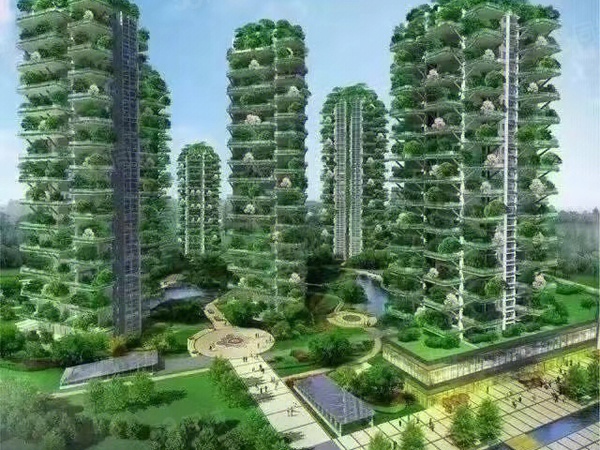 花城家园楼盘建筑物外景