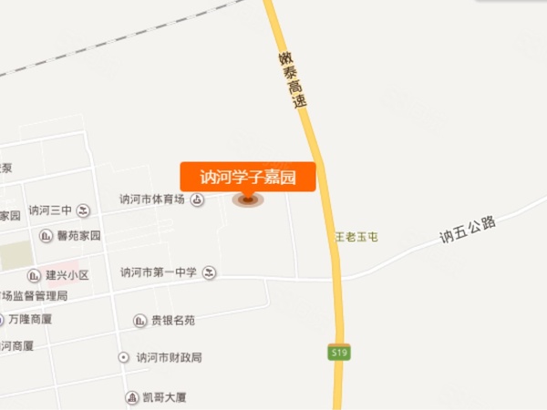 讷河学子嘉园楼盘区位规划