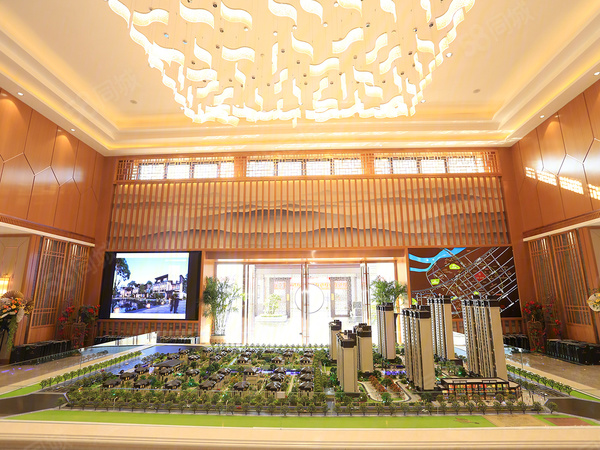 住总·莲溪阁规划沙盘