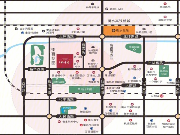裕华府楼盘区位规划