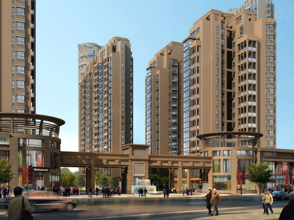 凤达滨河豪园楼盘建筑物外景
