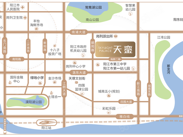 泰基海都·天銮楼盘区位规划