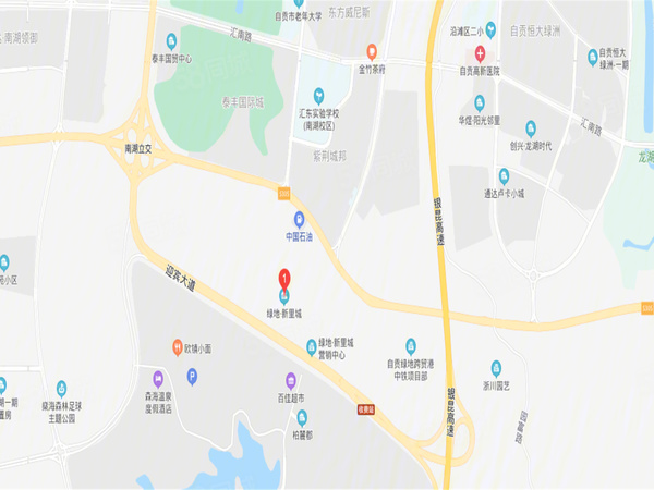绿地海上名门楼盘区位规划