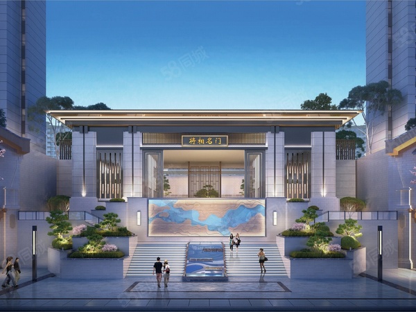 将相名门楼盘大门图