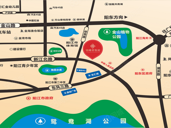 锦峰祥恒府楼盘区位规划