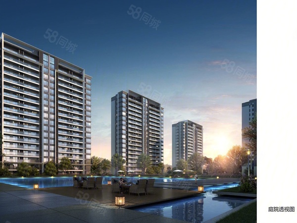 西湖学府楼盘建筑物外景