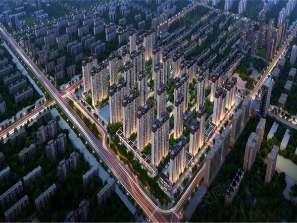 橄榄绿洲楼盘建筑物外景