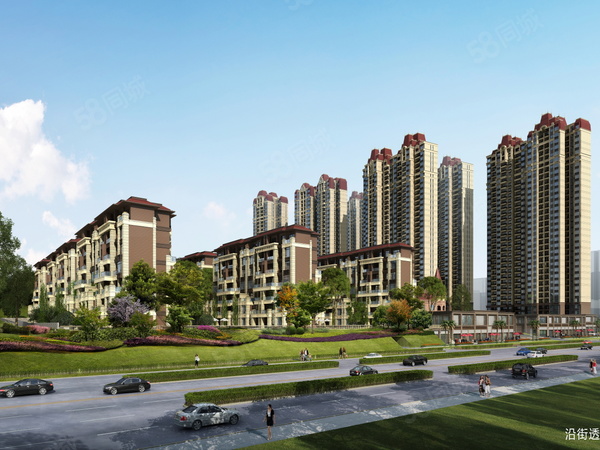 恒大名都楼盘建筑物外景