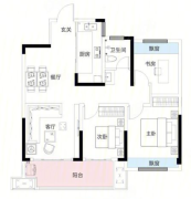 建投漆园悦府户型图
