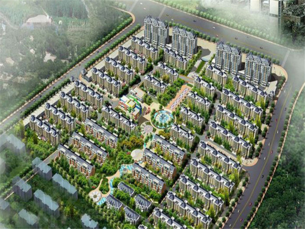 青云紫府楼盘建筑物外景