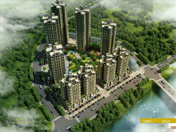 江湾1号楼盘建筑物外景