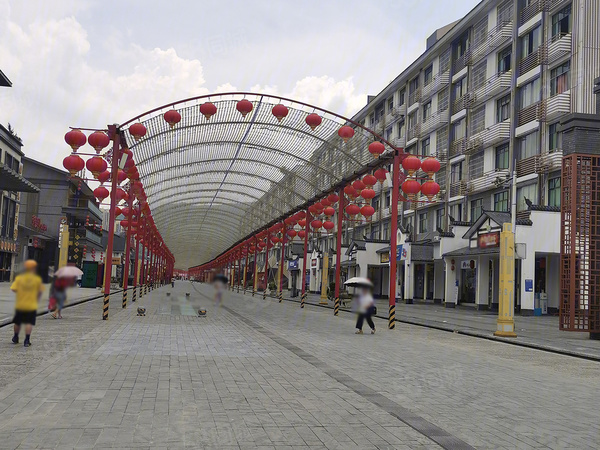 桃源泊岸楼盘现场环境