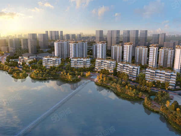 川发天府江澜楼盘建筑物外景