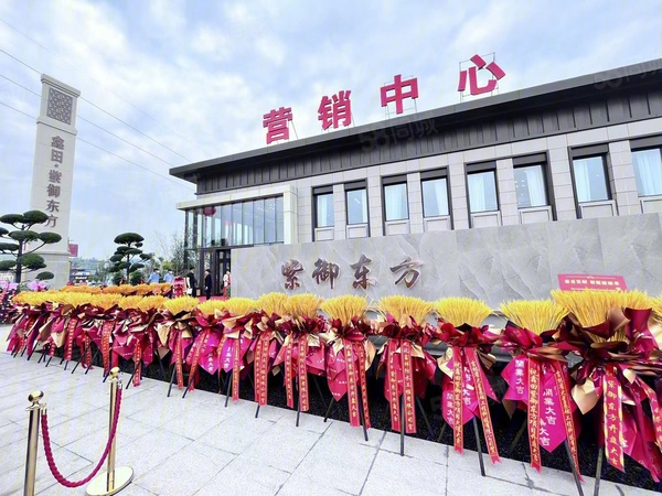 鑫田·紫御东方楼盘现场环境
