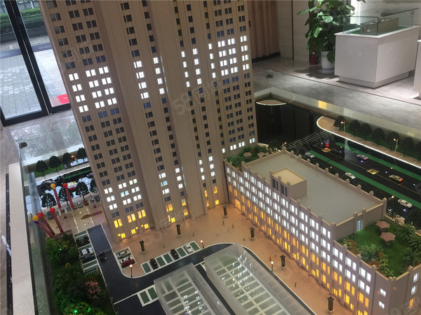 建投南湖名寓规划沙盘