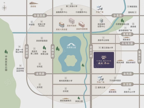 建发·养云楼盘区位规划