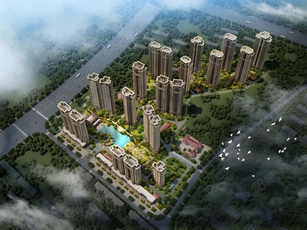 咸宁恒大名都楼盘建筑物外景