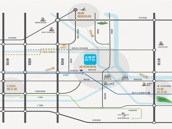 金融街園中園樓盤區(qū)位規(guī)劃