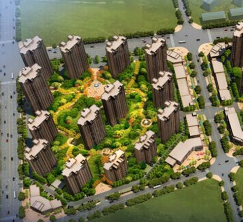 琥珀新天地楼盘建筑物外景