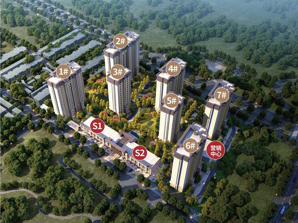 中天御湖尚品楼盘建筑物外景