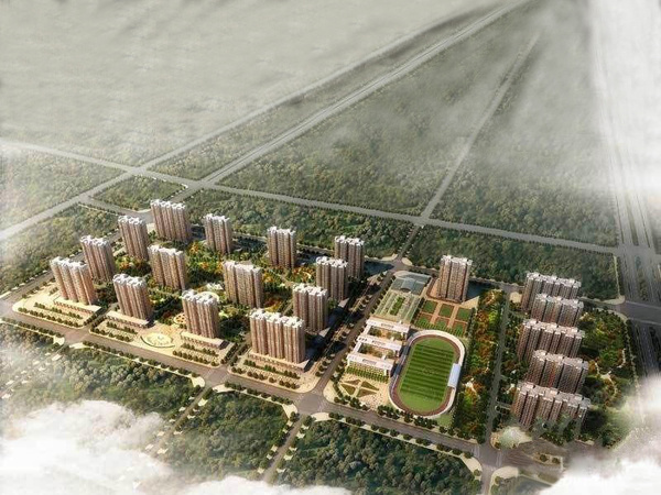 华舜学府楼盘建筑物外景