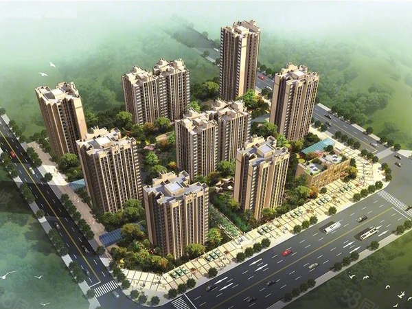 烨宇·锦绣江山楼盘建筑物外景