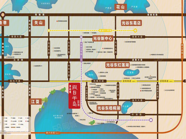 碧桂园假日半岛三期楼盘区位规划