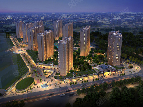 新江湾步行街楼盘建筑物外景