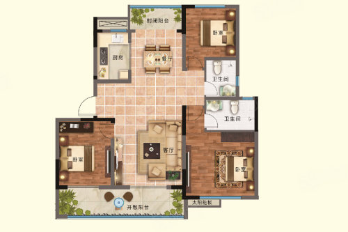东郊公馆户型图