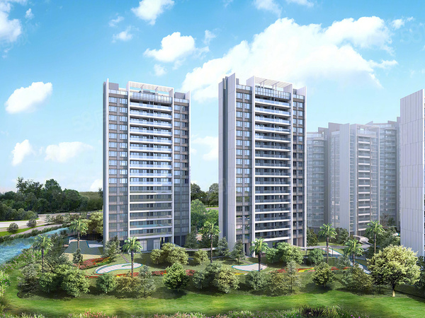 华侨城曦海岸楼盘建筑物外景