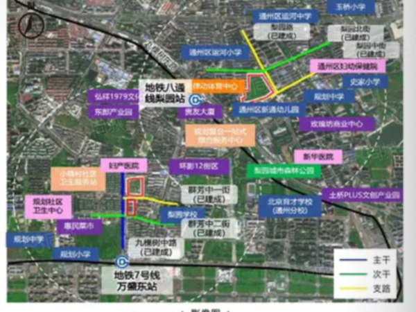 城市副中心03組團收儲項目地塊樓盤(pán)建筑物外景