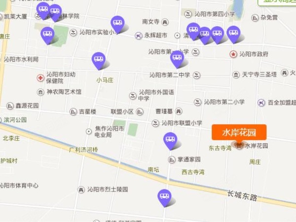水岸花园楼盘区位规划