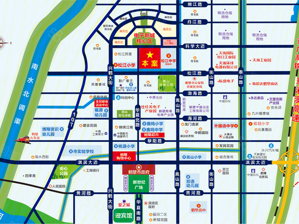 天逸悦珑湾楼盘区位规划