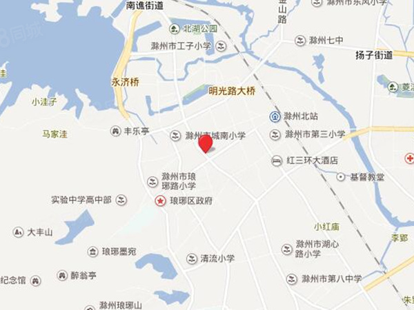 滁州正荣府楼盘区位规划