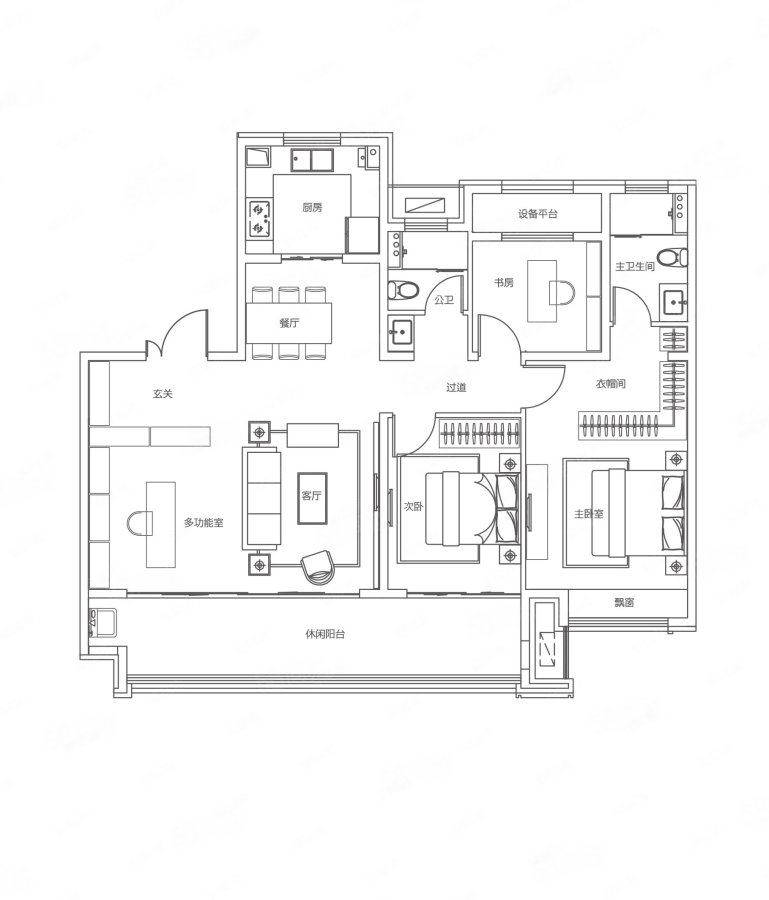 济宁华侨城·运河1283户型图,济宁华侨城·运河1283小区实景图,实拍内