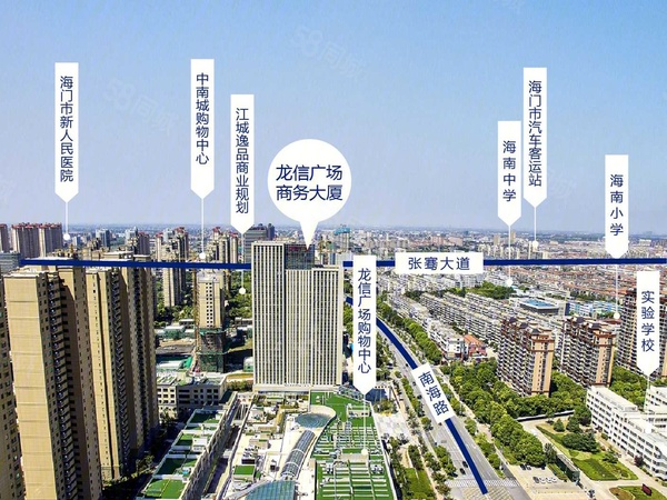 龙信御园楼盘建筑物外景