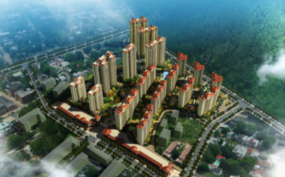 大楚城楼盘建筑物外景
