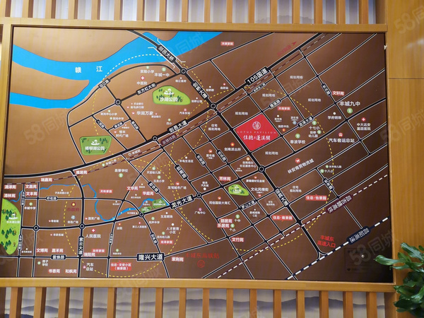 住总·莲溪阁规划沙盘