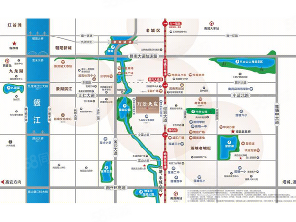 万景天宸楼盘区位规划