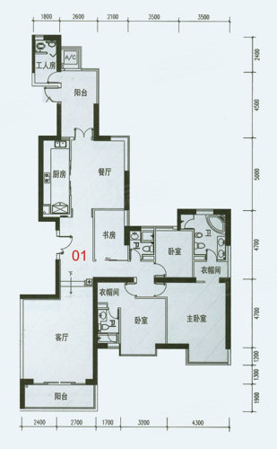 丽江花园户型图图片