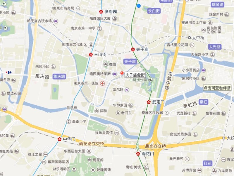 南京夫子庙金街-交通图(2) - 南京安居客