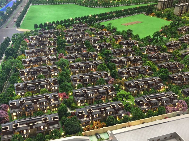 湖畔樾山沙盘图