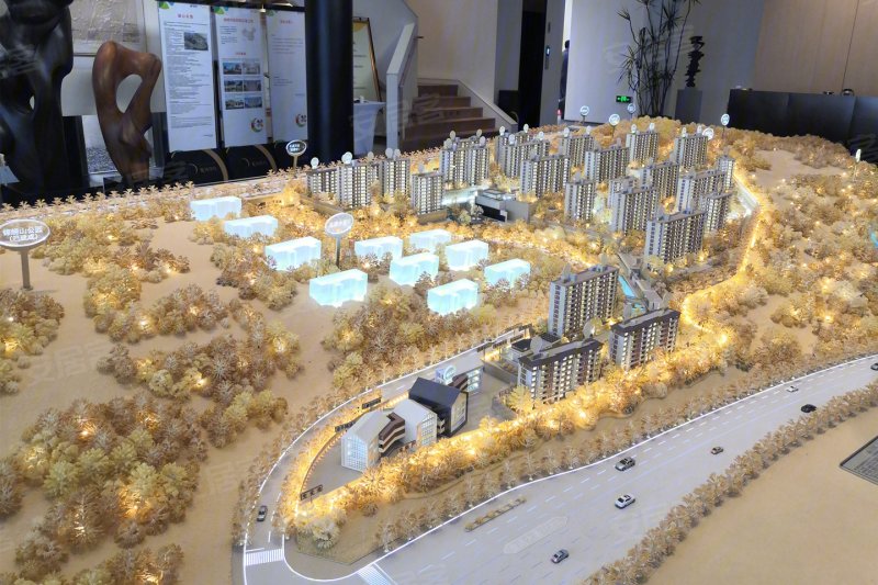 绿城晓风印月沙盘图